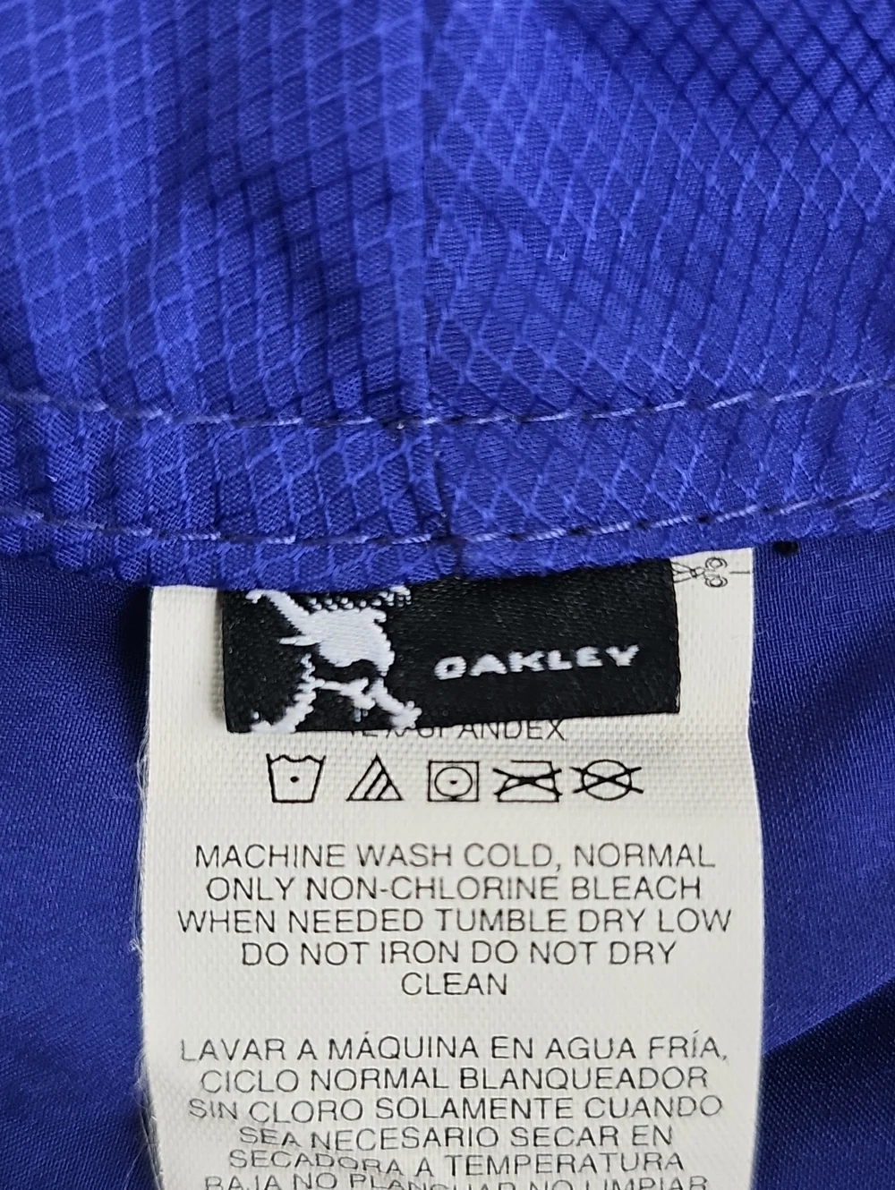 Oakley Men’s Blue Graphic Print Board Shorts Swim Trunks Size 28